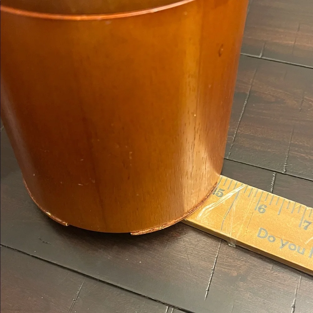 Lauren Ralph Lauren Canister Set of 3 Wood Round Vintage Storage Decoration